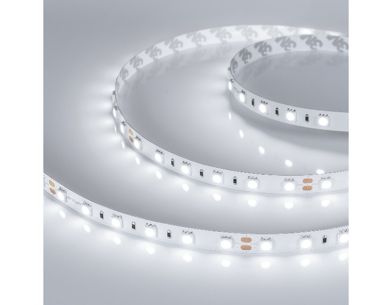 Лента RT-B60-10mm 24V White6000 (14.4 W/m, IP20, 5m) (Arlight, 14.4 Вт/м, IP20)