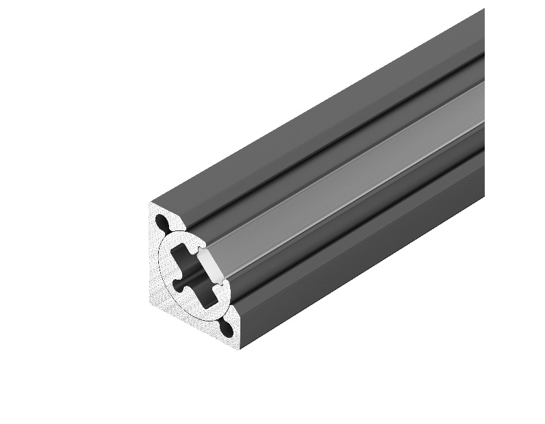 Профиль с экраном SL-KANT-H10-ROTATE-2000 IRON GREY (Arlight, Алюминий+пластик)
