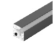 Профиль с экраном SL-KANT-H10-SQUARE-2000 IRON GREY (Arlight, Алюминий+пластик)
