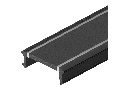 Экран LINE-2000 NARROW BLACK (Arlight, Пластик)