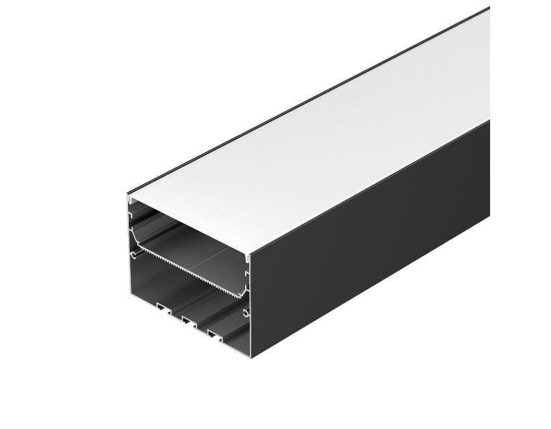 Профиль POWER-W100H70-2000 BLACK (Arlight, Алюминий)