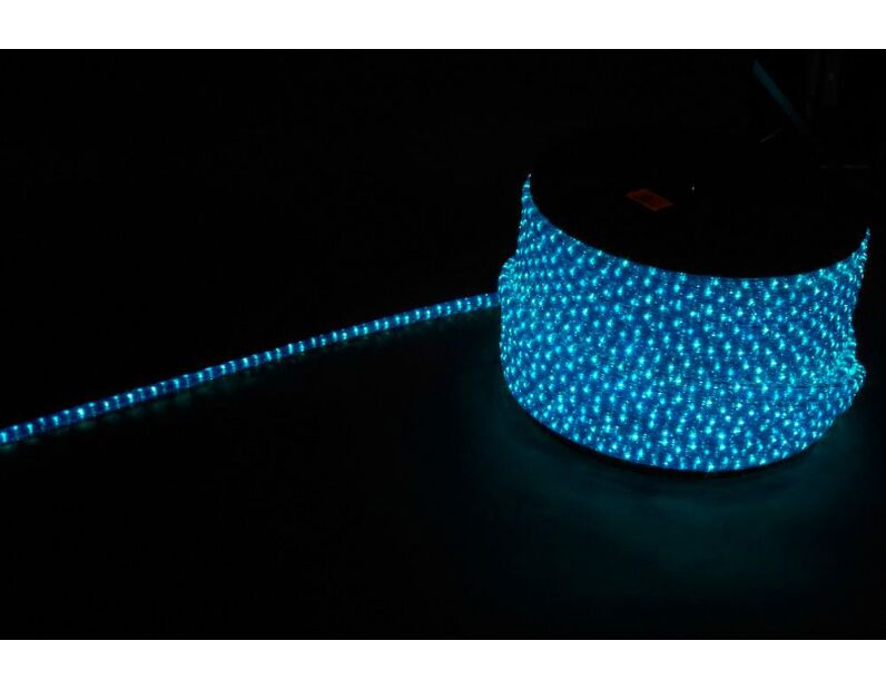 Дюралайт светодиодный Feron LED-F3W 3-х жильный , синий-белый 2,88Вт/м 72LED/м 50м 220V 26211