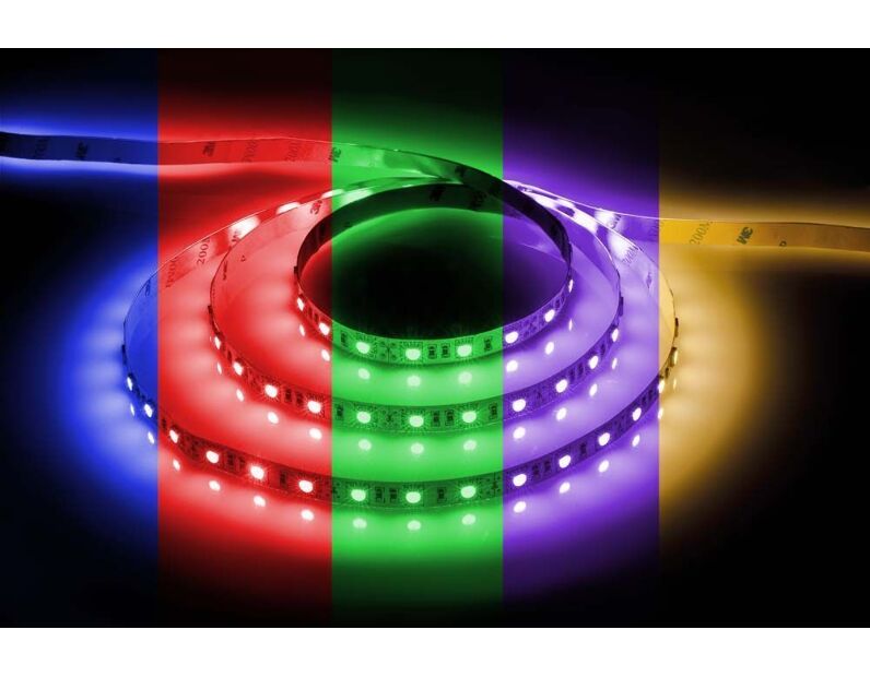 Cветодиодная LED лента Feron LS606, готовый комплект 3м 30SMD(5050)/м 7.2Вт/м IP20 12V RGB 27719