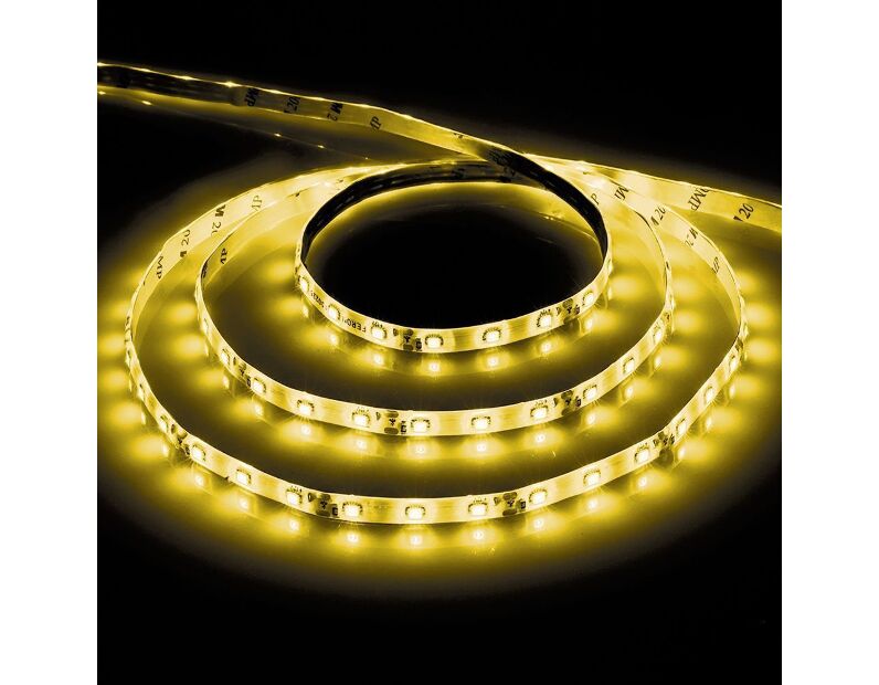Cветодиодная LED лента Feron LS603, 60SMD(3528)/м 4.8Вт/м  1м IP20 12V желтый 27604