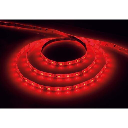 Cветодиодная LED лента Feron LS604, 60SMD(3528)/м 4.8Вт/м  1м IP65 12V красный 27750
