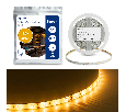 Cветодиодная LED лента Feron LS603, 60SMD(2835)/м 4.8Вт/м  5м IP20 12V желтый 27670