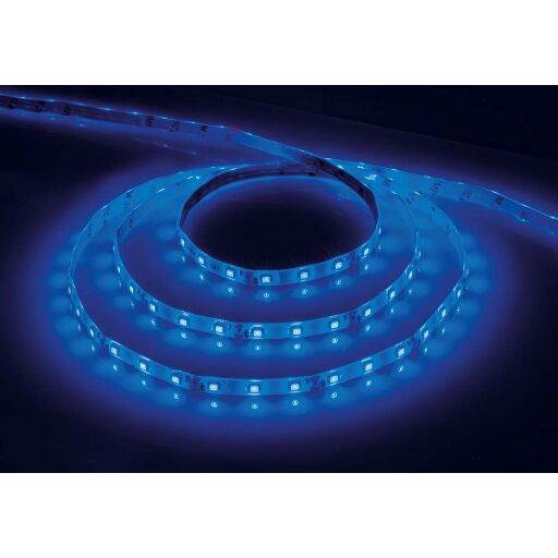 Cветодиодная LED лента Feron LS604, 60SMD(3528)/м 4.8Вт/м  1м IP65 12V синий 27751