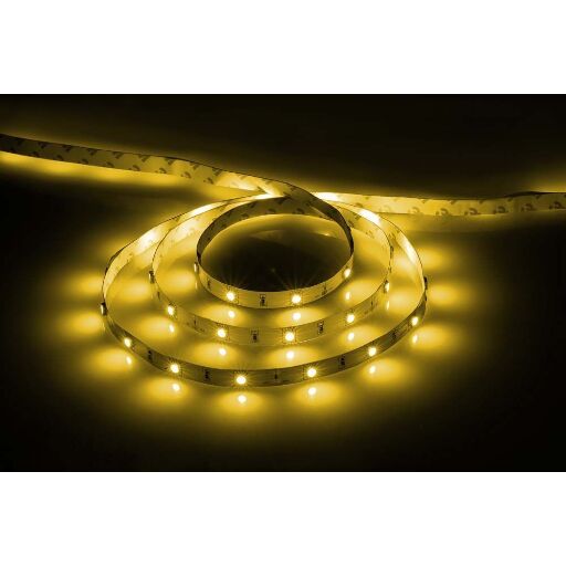 Cветодиодная LED лента Feron LS606, 30SMD(5050)/м 7.2Вт/м  5м IP20 12V желтый 27756