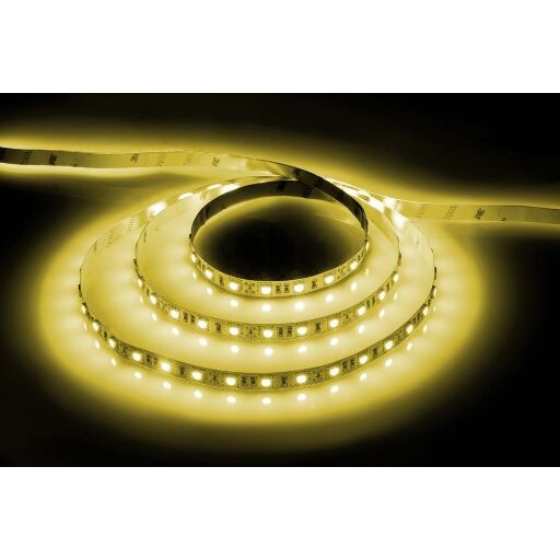 Cветодиодная LED лента Feron LS606, 60SMD(5050)/м 14.4Вт/м  5м IP20 12V желтый 27760