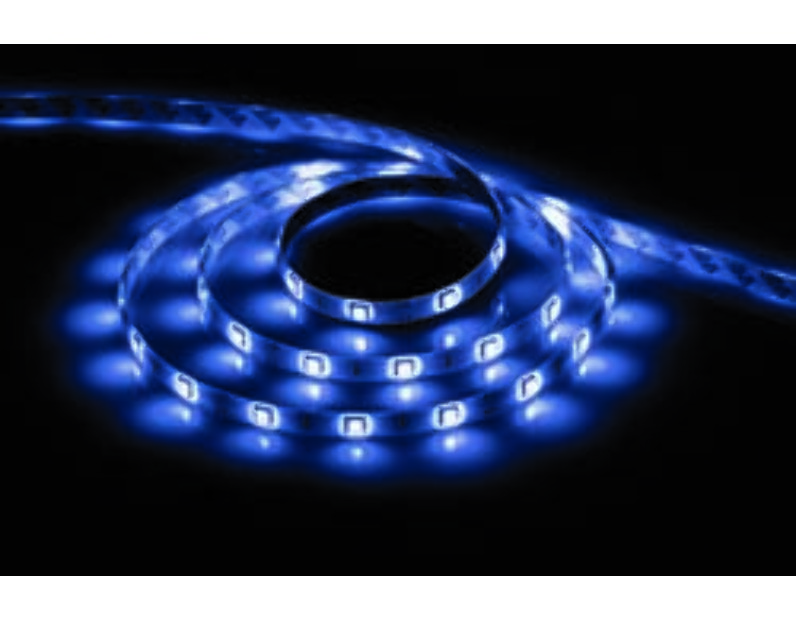 Cветодиодная LED лента Feron LS607, 30SMD(5050)/м 7.2Вт/м  5м IP65 12V синий 27693