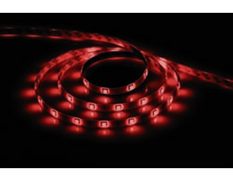 Cветодиодная LED лента Feron LS607, 30SMD(5050)/м 7.2Вт/м  5м IP65 12V красный 27692