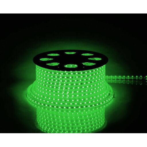 Cветодиодная LED лента Feron LS707, 60SMD(5050)/м 14.4Вт/м  50м IP65 220V зеленый 26247