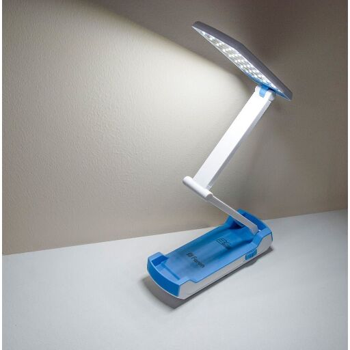 Настольный светодиодный светильник Feron DE1703 2,6W, голубой 24179