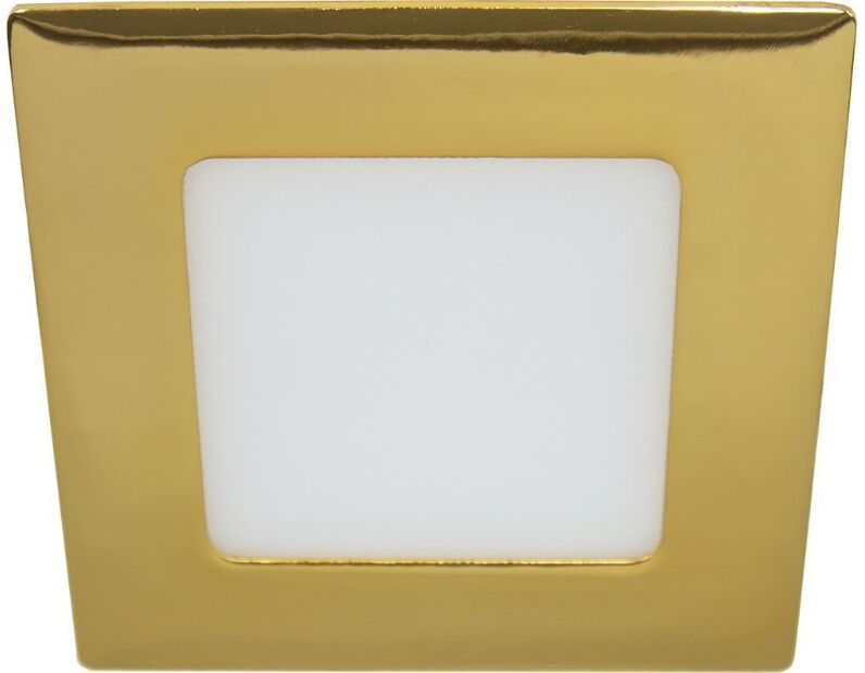 Светодиодный светильник Feron AL502 встраиваемый 6W 6400K золотистый 28507