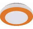 Светодиодный светильник накладной Feron AL539 тарелка 8W 6400K оранжевый 28671
