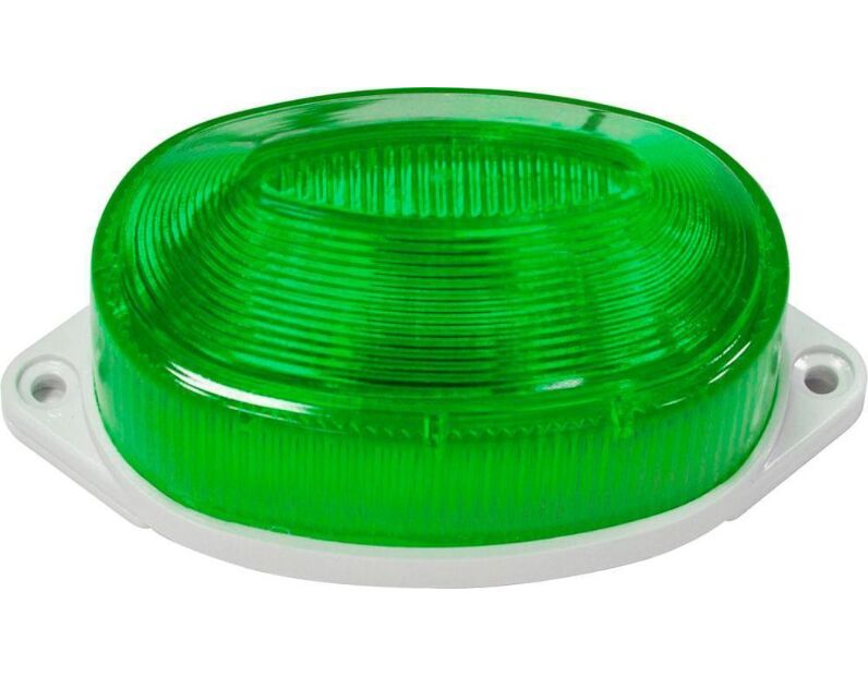 Светильник-вспышка (стробы) 3,5W 230V, зеленый, ST1C 26003