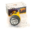 Фонарь аккумуляторный, 4 LED DC (свинцово-кислотная батарея), желтый, TH2293 (TH93A) 12651
