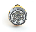 Фонарь аккумуляторный, 7 LED DC (свинцово-кислотная батарея), желтый, TH2294 (TH93B) 12652