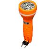 Фонарь аккумуляторный ручной 7LED 0,6W со встроенной вилкой для зарядки, оранжевый, TL040 12955