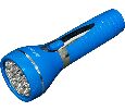Фонарь аккумуляторный ручной 9LED 0,6W со встроенной вилкой для зарядки, голубой, TL041 12956