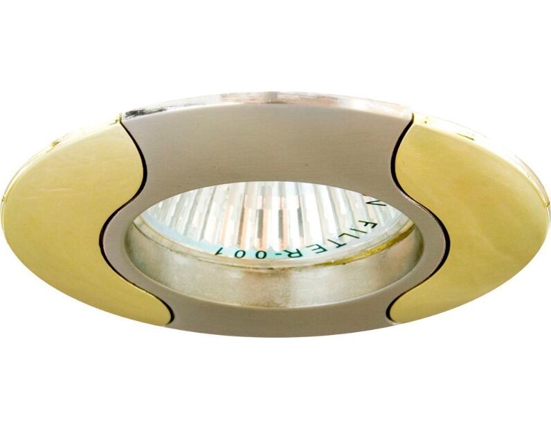 Светильник встраиваемый Feron 020T-MR16 потолочный MR16 G5.3 титан-золото 17680