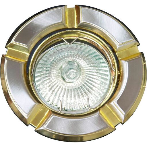 Светильник встраиваемый Feron 098T-MR16 потолочный MR16 G5.3 титан-золото 17640