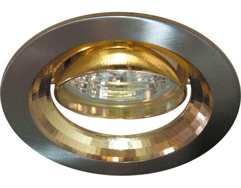Светильник встраиваемый Feron 2009DL потолочный MR16 G5.3 титан-золото 17831