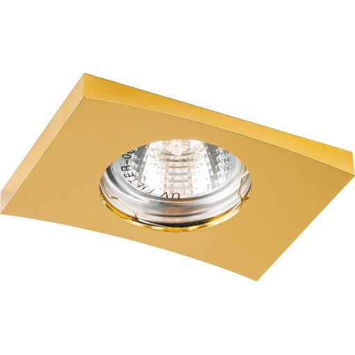 Светильник встраиваемый Feron DL5A потолочный MR16 G5.3 золото 28367