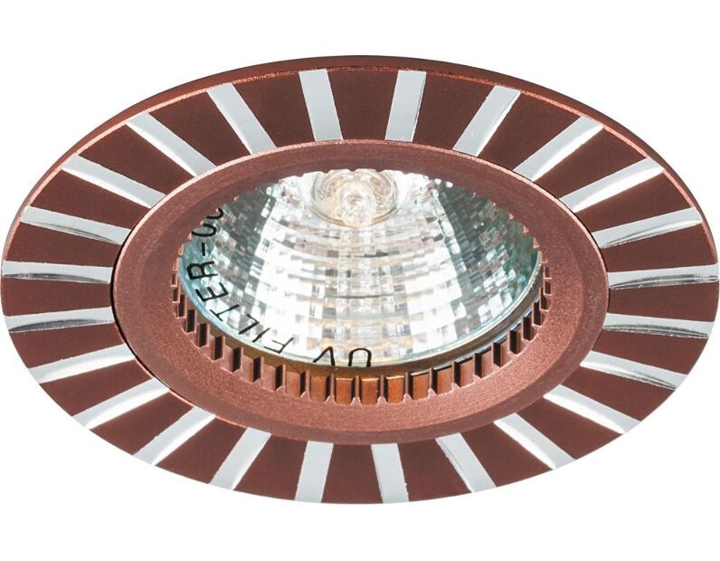 Светильник встраиваемый Feron GS-M364 потолочный MR16 G5.3 коричневый 28213