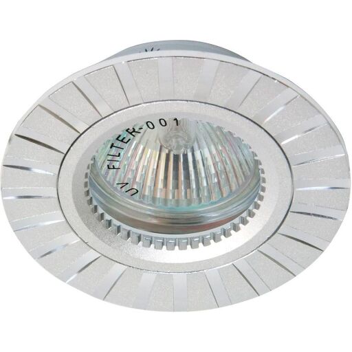Светильник встраиваемый Feron GS-M364 потолочный MR16 G5.3 серебристый 17930