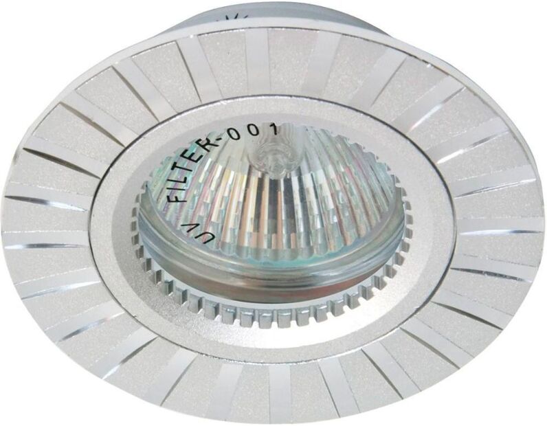 Светильник встраиваемый Feron GS-M364 потолочный MR16 G5.3 серебристый 17930