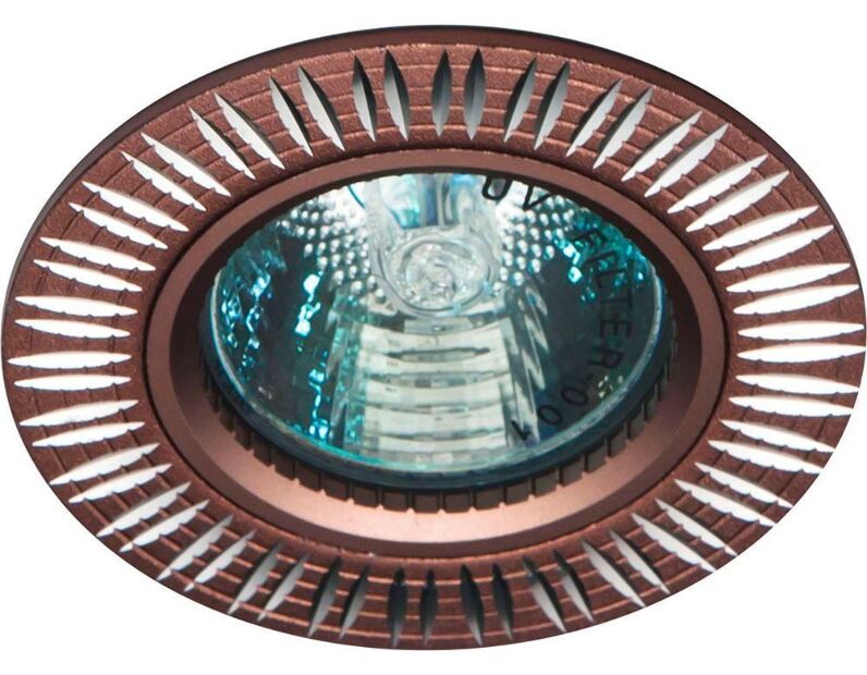 Светильник встраиваемый Feron GS-M369 потолочный MR16 G5.3 коричневый 28215