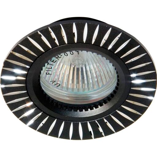 Светильник встраиваемый Feron GS-M394 потолочный MR16 G5.3 черный 17937