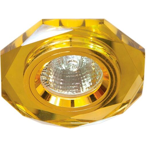 Светильник встраиваемый Feron 8020-2 потолочный MR16 G5.3 желтый 19705