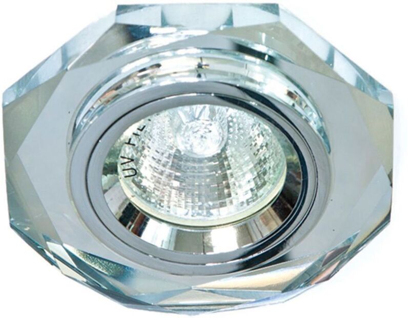 Светильник встраиваемый Feron DL8020-2/8020-2 потолочный MR16 G5.3 серебристый 19701