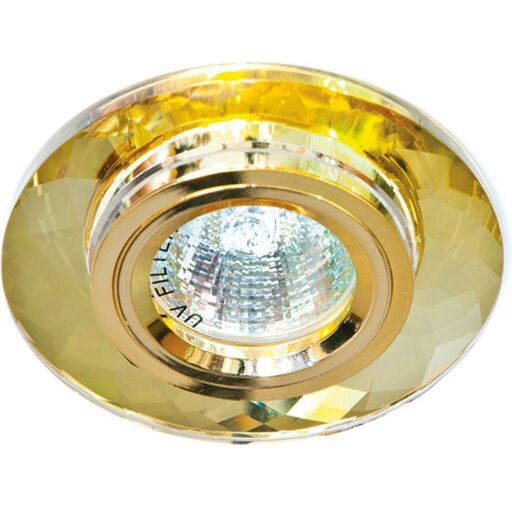 Светильник встраиваемый Feron 8050-2 потолочный MR16 G5.3 желтый 18642