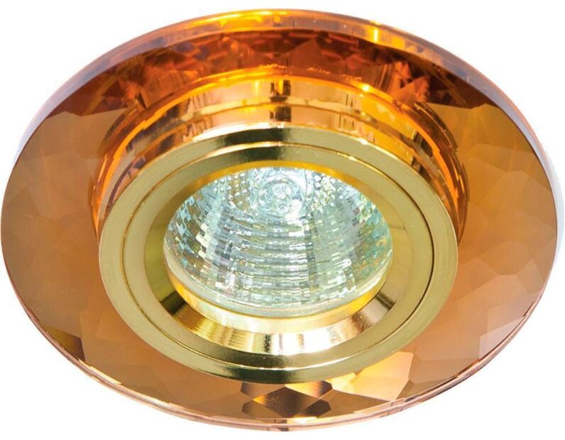 Светильник встраиваемый Feron 8050-2 потолочный MR16 G5.3 коричневый 18646