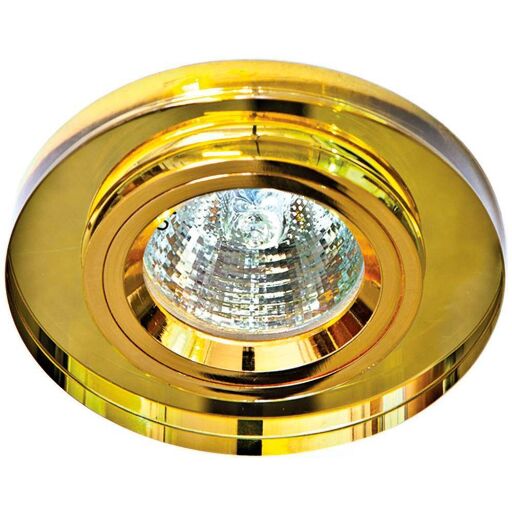 Светильник встраиваемый Feron 8060-2 потолочный MR16 G5.3 желтый 19714