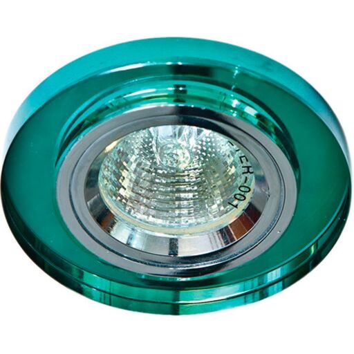 Светильник встраиваемый Feron 8060-2 потолочный MR16 G5.3 зеленый 19715