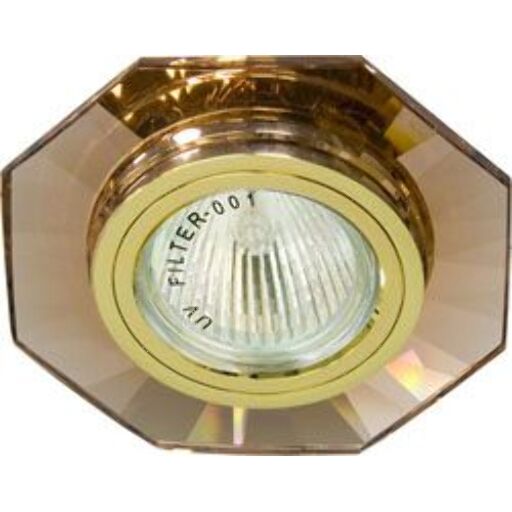 Светильник встраиваемый Feron 8120-2 потолочный MR16 G5.3 коричневый 19729