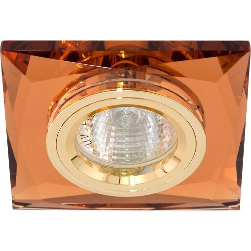 Светильник встраиваемый Feron 8150-2 потолочный MR16 G5.3 коричневый 18640