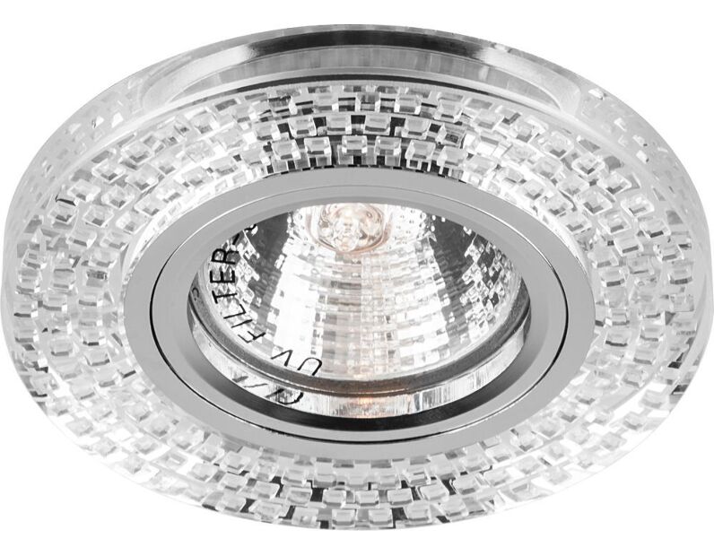 Светильник встраиваемый Feron 8999-2 потолочный MR16 G5.3 прозрачный 28416
