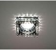 Светильник встраиваемый Feron CD2131 потолочный MR16 G5.3 прозрачный, хром 18766