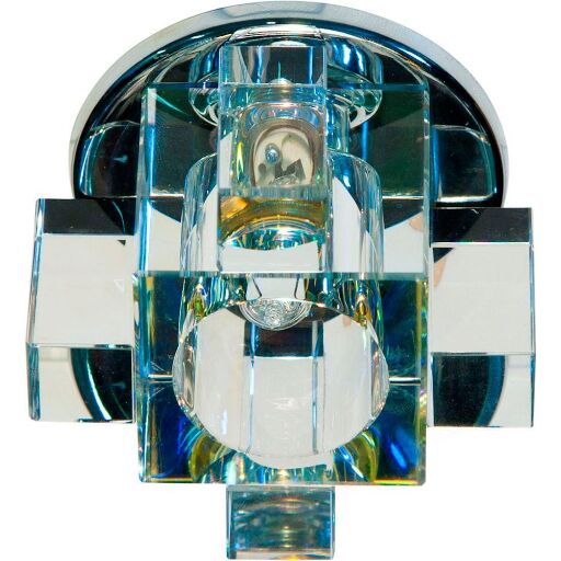 Светильник встраиваемый Feron C1037A потолочный JCD G9 прозрачный, многоцветный 19988