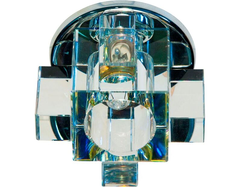 Светильник встраиваемый Feron C1037A потолочный JCD G9 прозрачный, многоцветный 19988