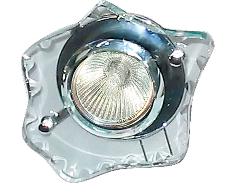 Светильник встраиваемый Feron DL4151 потолочный MR16 G5.3 прозрачный 17277