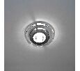 Светильник встраиваемый Feron DL8125-CH потолочный JCDR G5.3 прозрачный, хром 18299