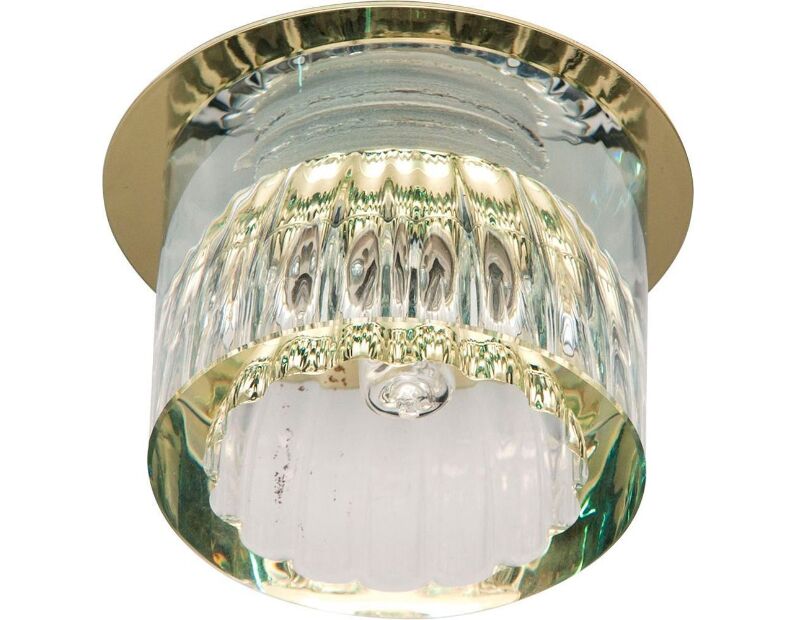Светильник потолочный, JCD9 35W G9 прозрачный,золото, JD160 18907