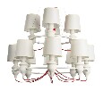 Подвесная люстра Arte Lamp Sergio A3325LM-8-4WH
