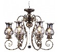 Подвесная люстра Arte Lamp Palermo A2053LM-6BR